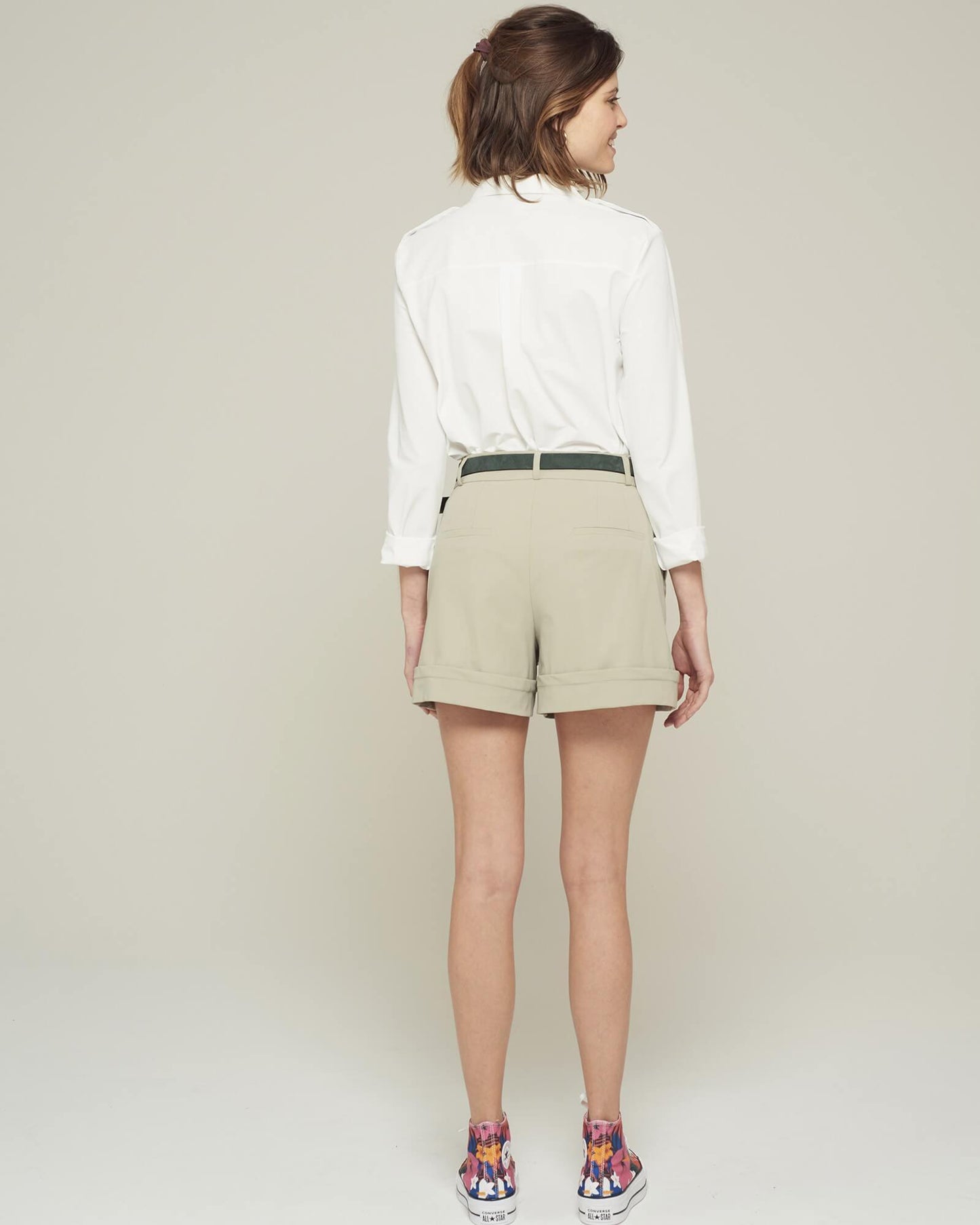 Coco - Lightweight high-waisted shorts