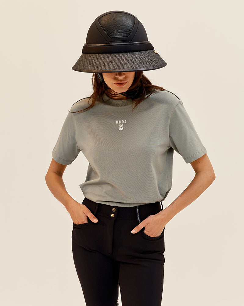Oasis - T-shirt d'équitation en coton très doux