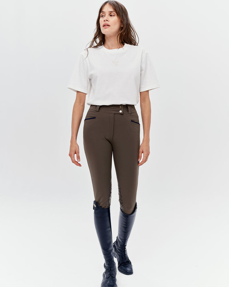 Oasis - T-shirt d'équitation en coton très doux
