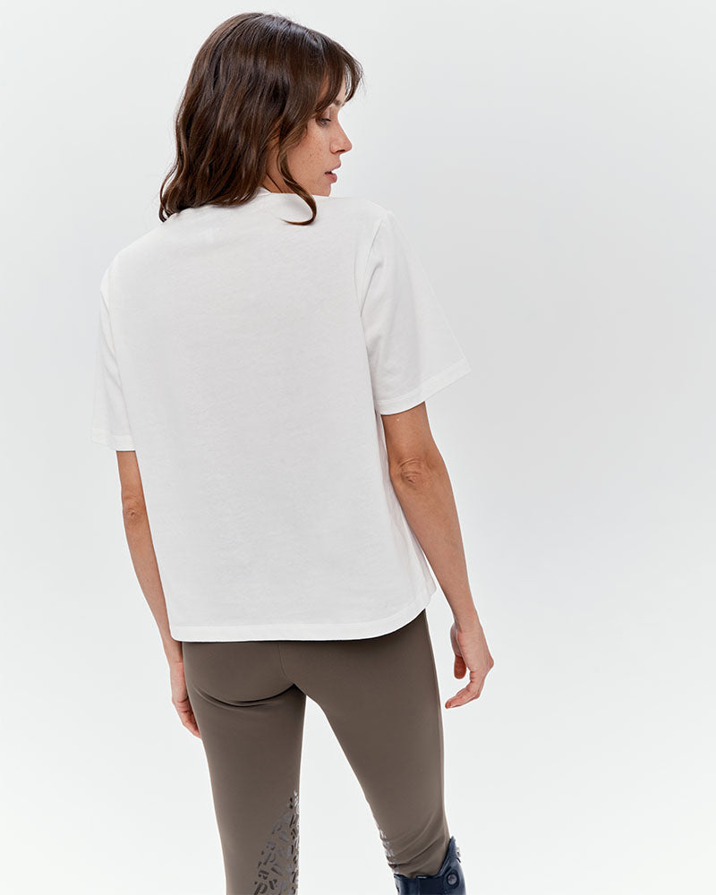 Oasis - T-shirt d'équitation en coton très doux