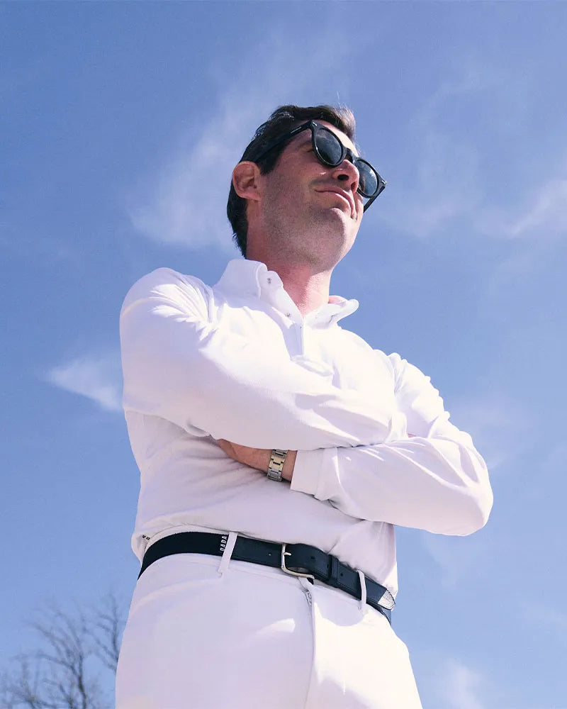 Vitali - Equestrian long-sleeved competition polo