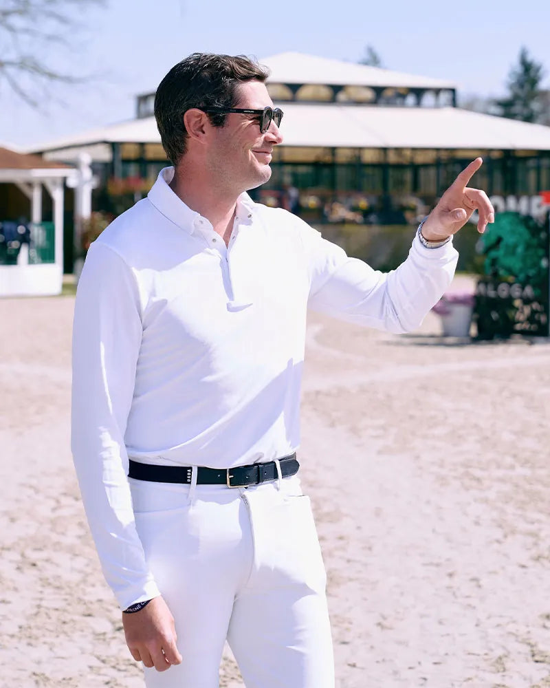 Vitali - Equestrian long-sleeved competition polo