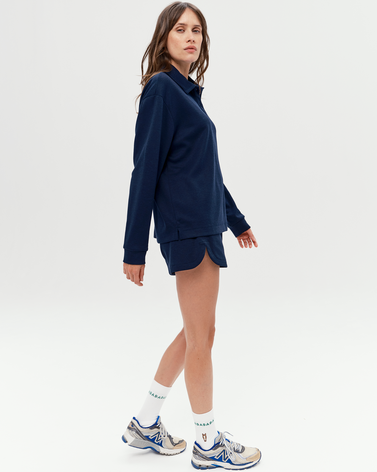 Valou - Sweat léger d'équitation Marine