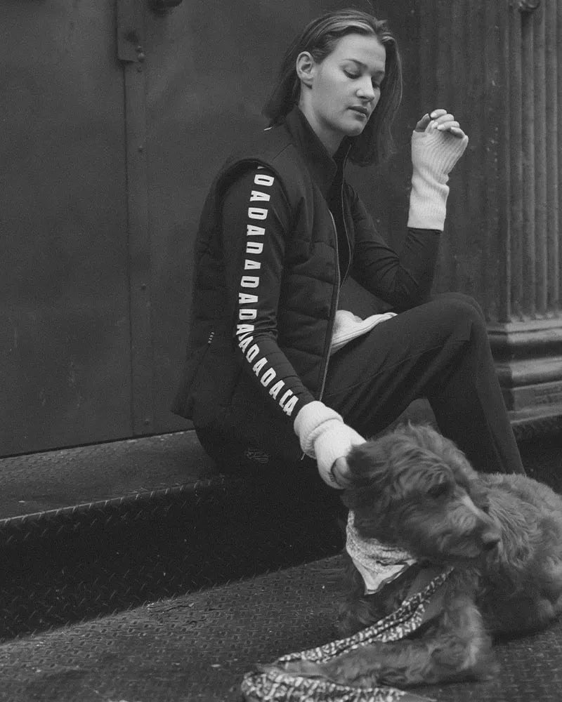Delaunay - Equestrian sleeveless puffer jacket