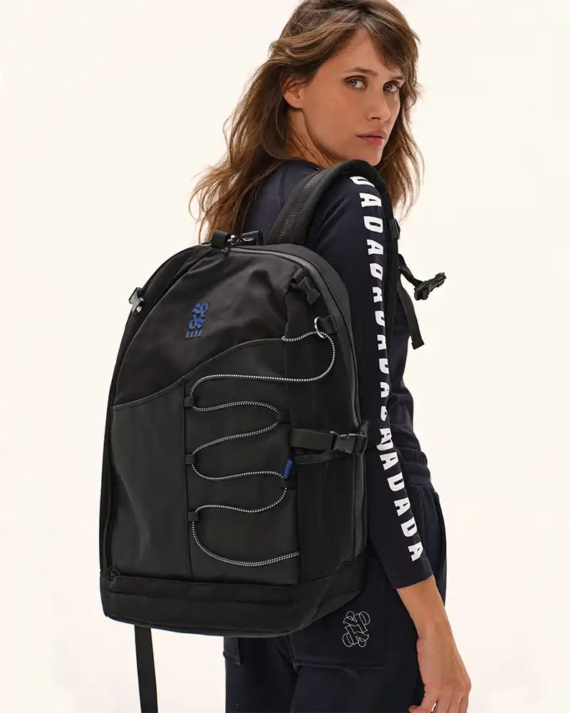 Sac à dos IVFIS - Noir - Femme - Sac en cuir convertible - Poches à Sac à dos IVFIS - Noir - Femme - Sac en cuir convertible - Poches à