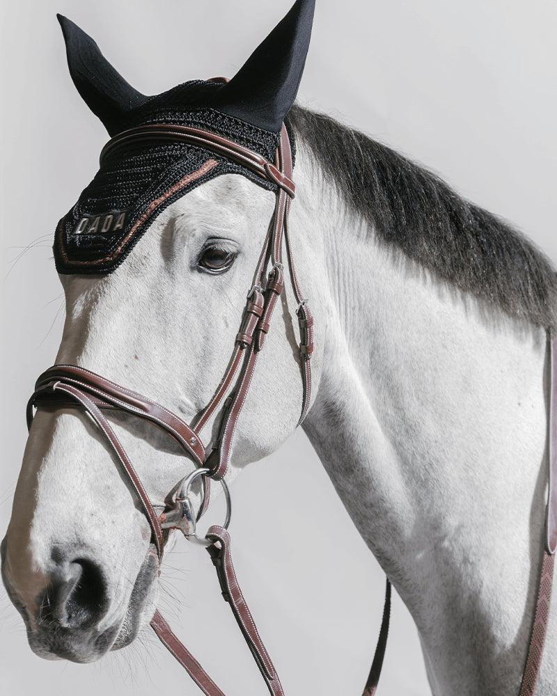 Equiline - Bonnet long pour chevaux noir