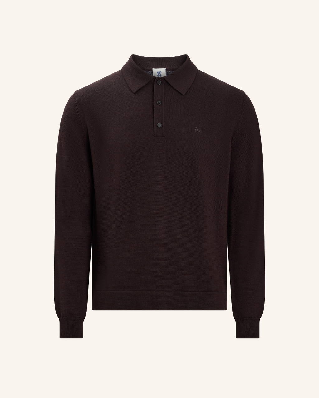 Capri - Brown Unisex Polo Sweater