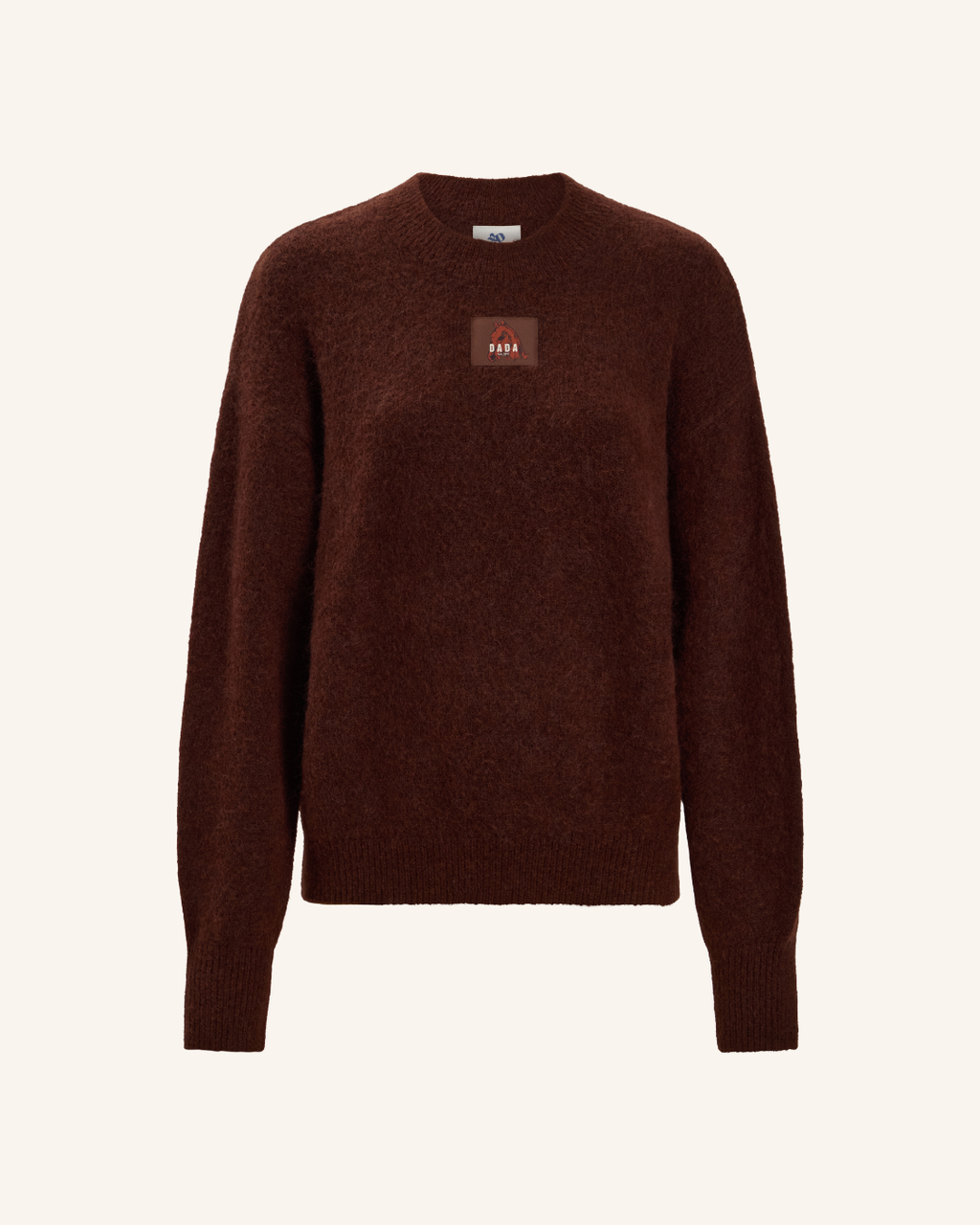 Eclipse - Pull en laine mohair Noisette