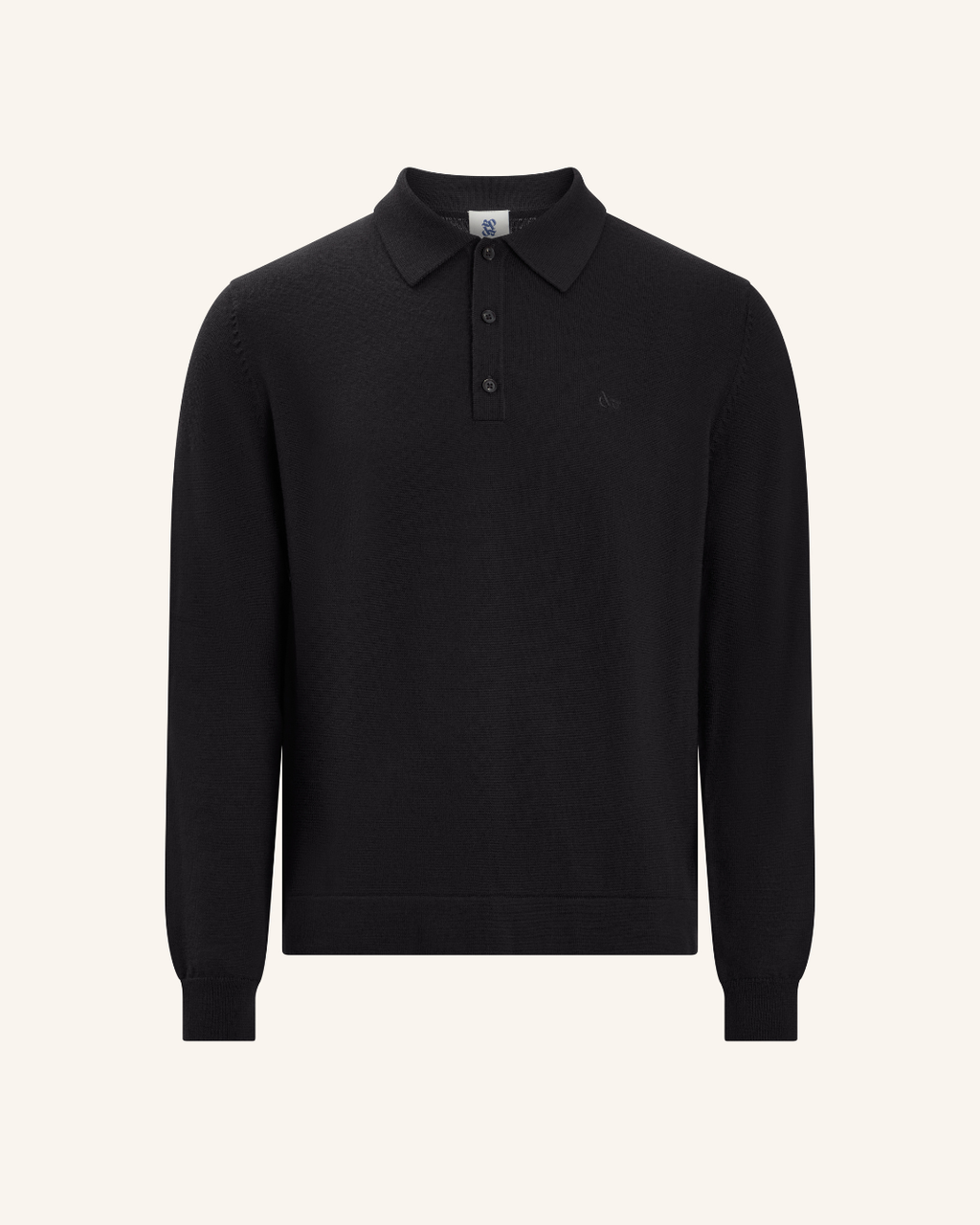 Capri - Pull polo unisexe Noir