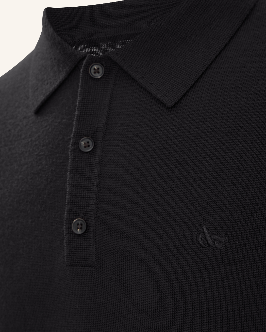 Capri - Pull polo unisexe Noir