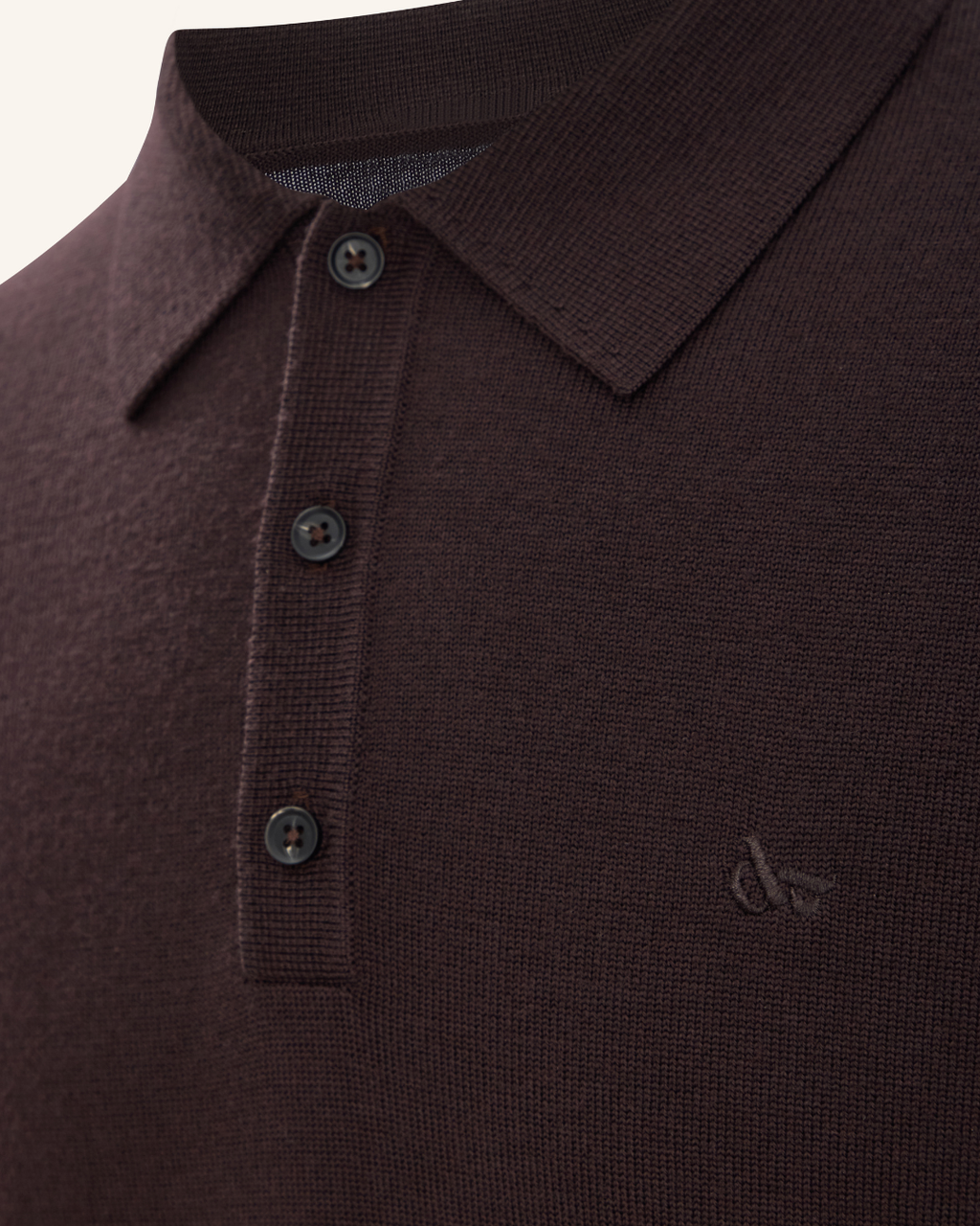 Capri - Brown Unisex Polo Sweater
