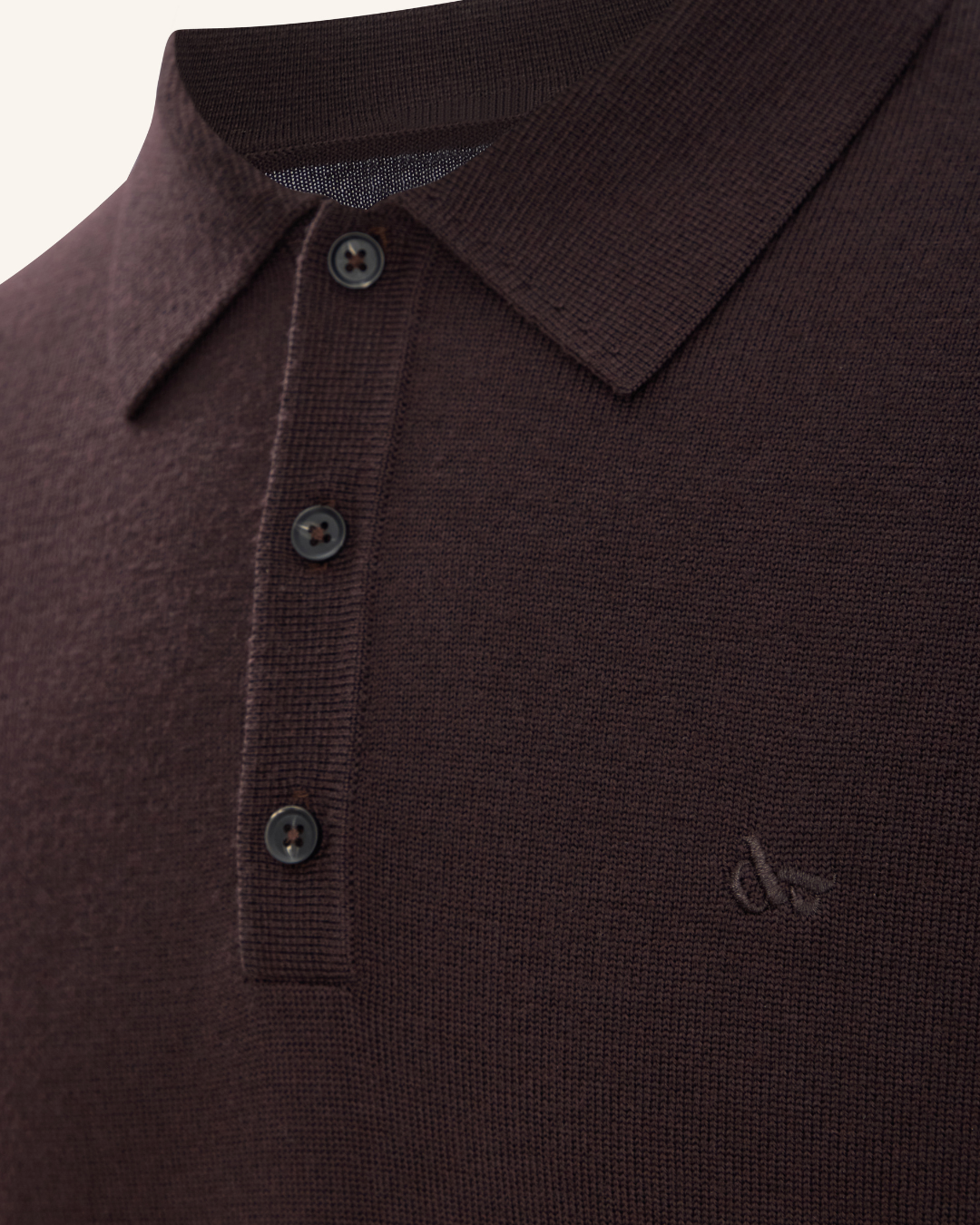 Capri - Brown Unisex Polo Sweater