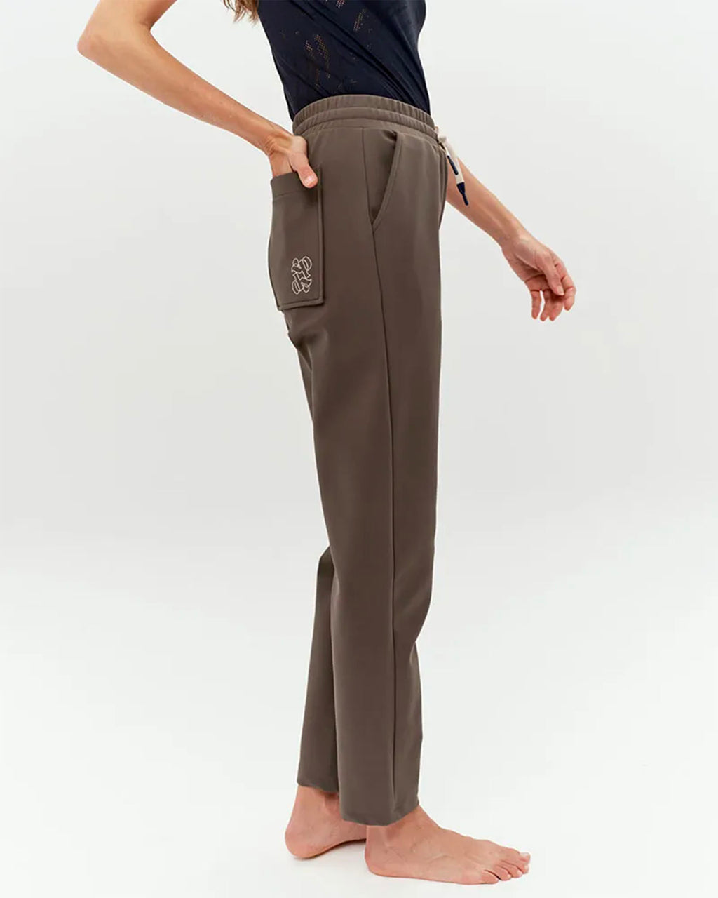 Ali - Pantalon technique très doux Green Bronze
