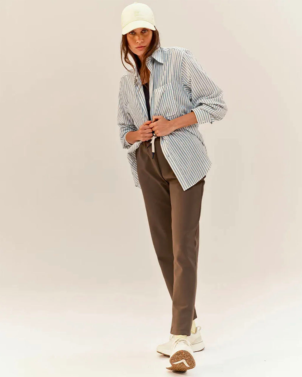 Ali - Pantalon technique très doux Green Bronze