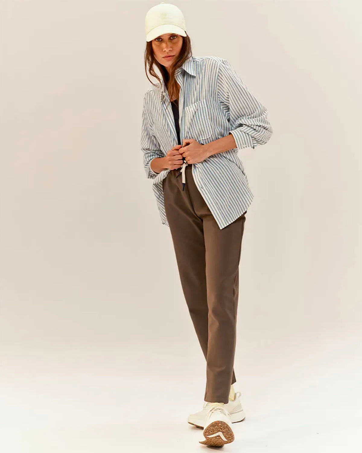 Ali - Pantalon technique très doux Green Bronze