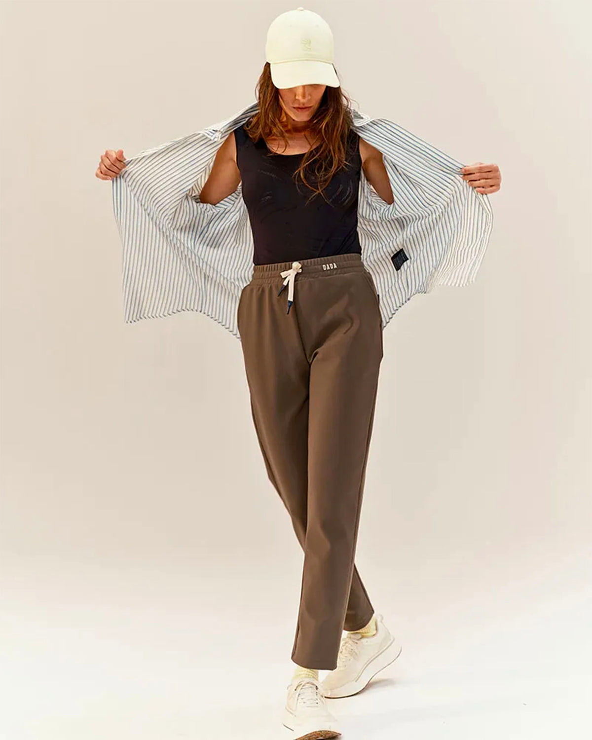 Ali - Pantalon technique très doux Green Bronze
