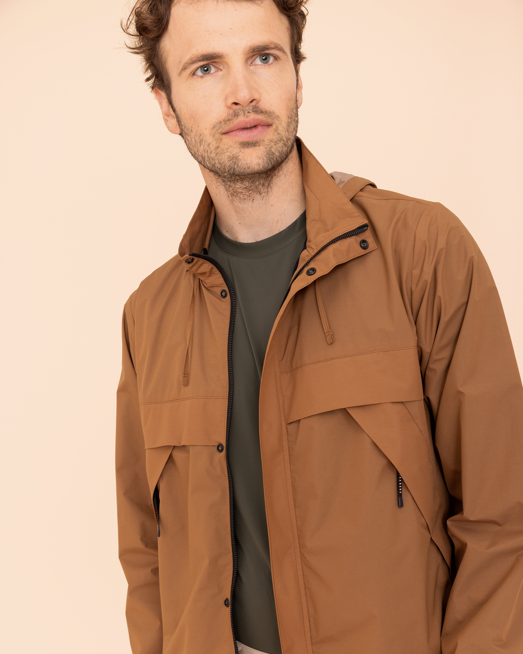 Apache - Unisex Ocre Riding Rain Jacket