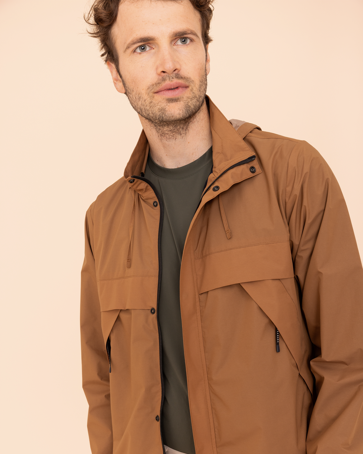 Apache - Unisex Ocre Riding Rain Jacket