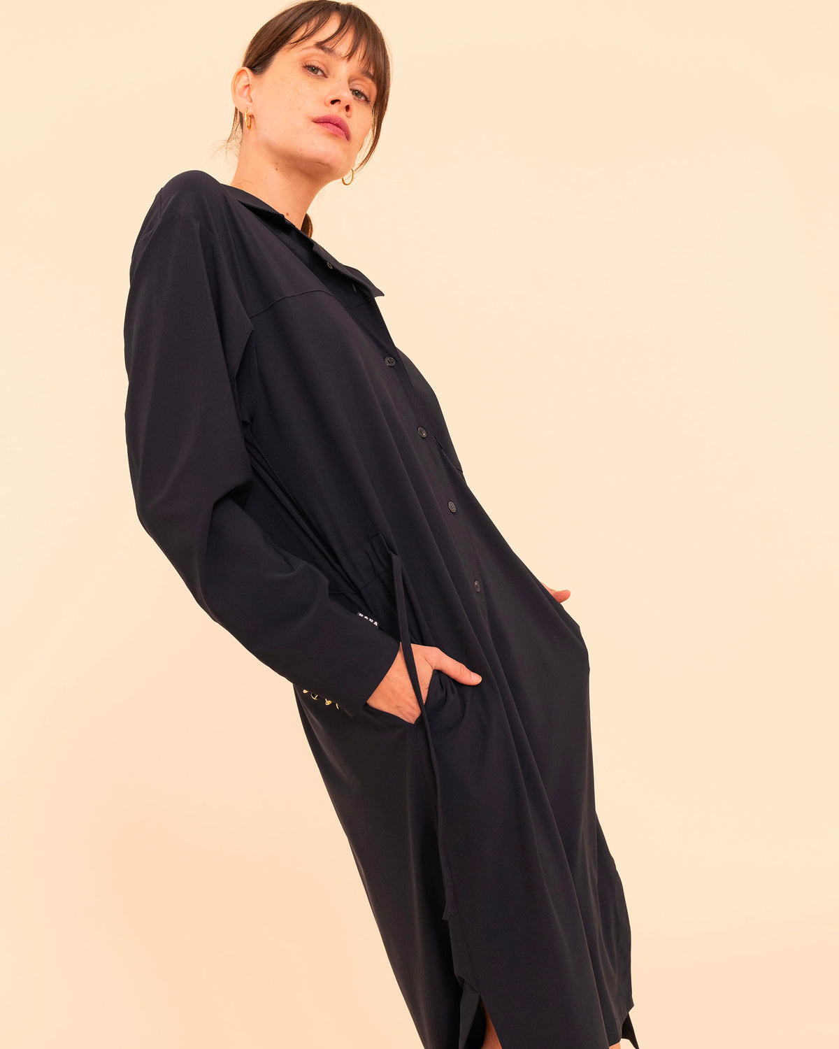 Aramis - Navy Shirt Dress