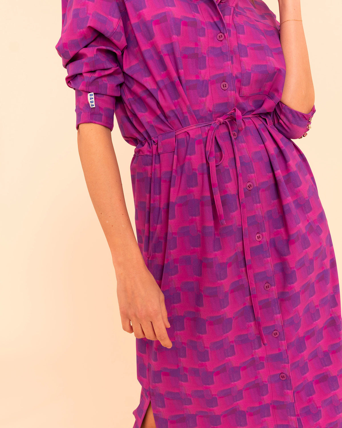 Aramis - Pink Print Shirt Dress