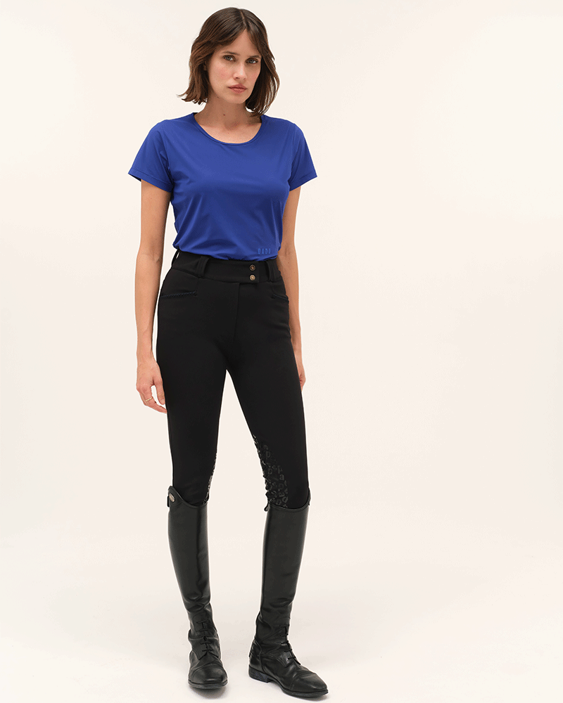 T-shirt D'équitation LUX SHOW APPAREL - Taffeta Showmanship - Fabriqué En Inde