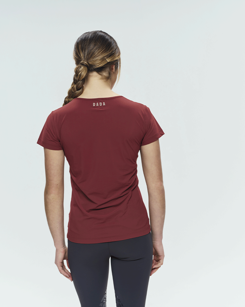 Betty - Equestrian technique T-shirt Terra cotta