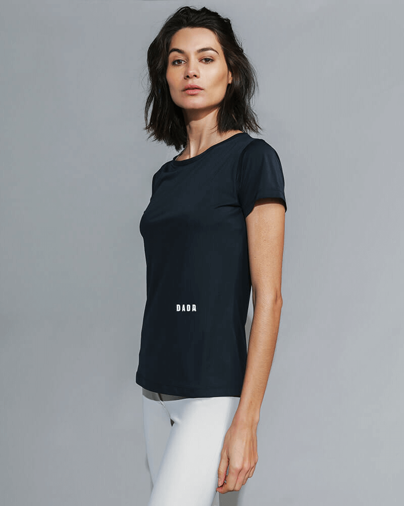Betty - Black Equestrian Technique T-Shirt