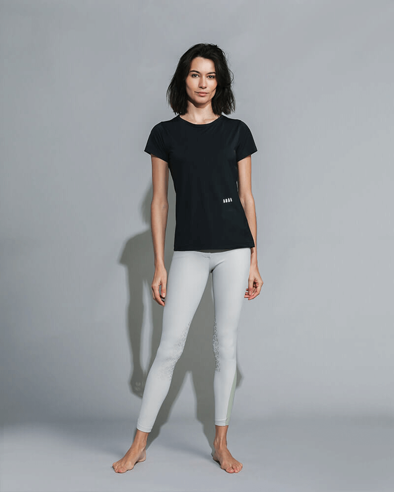 Betty - Black Equestrian Technique T-Shirt