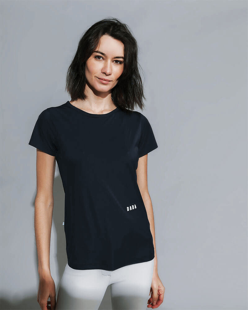 Betty - Black Equestrian Technique T-Shirt