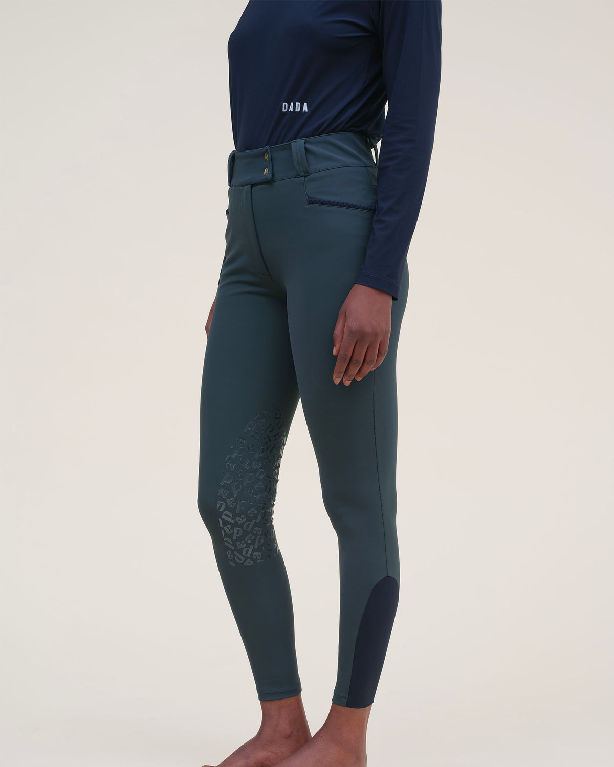 Betty ML - T-Shirt technique d'équitation Marine