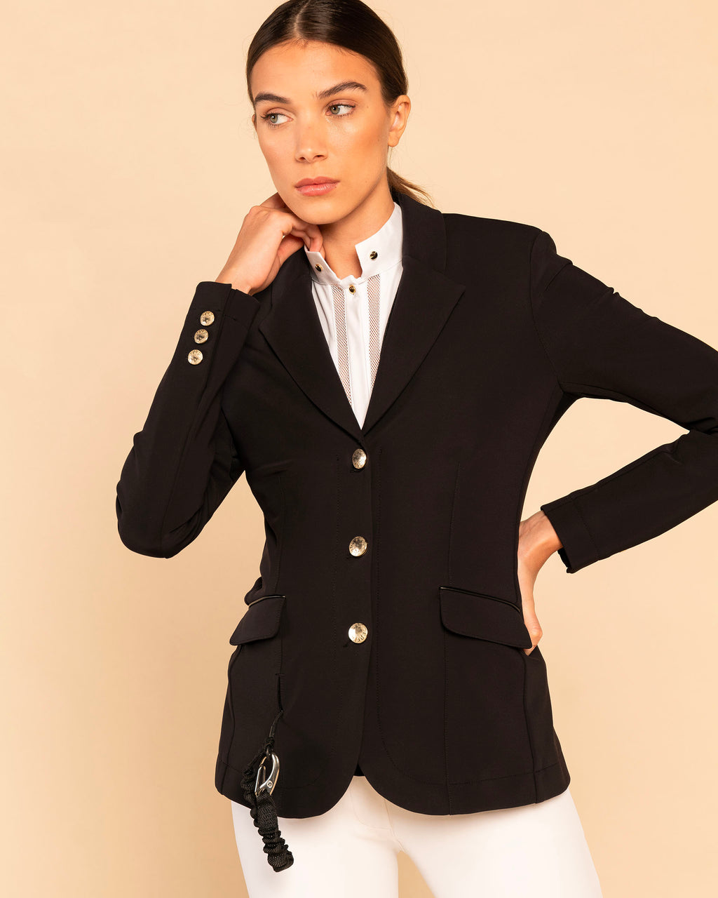 Bianca - Veste de concours pour l'équitation Noir