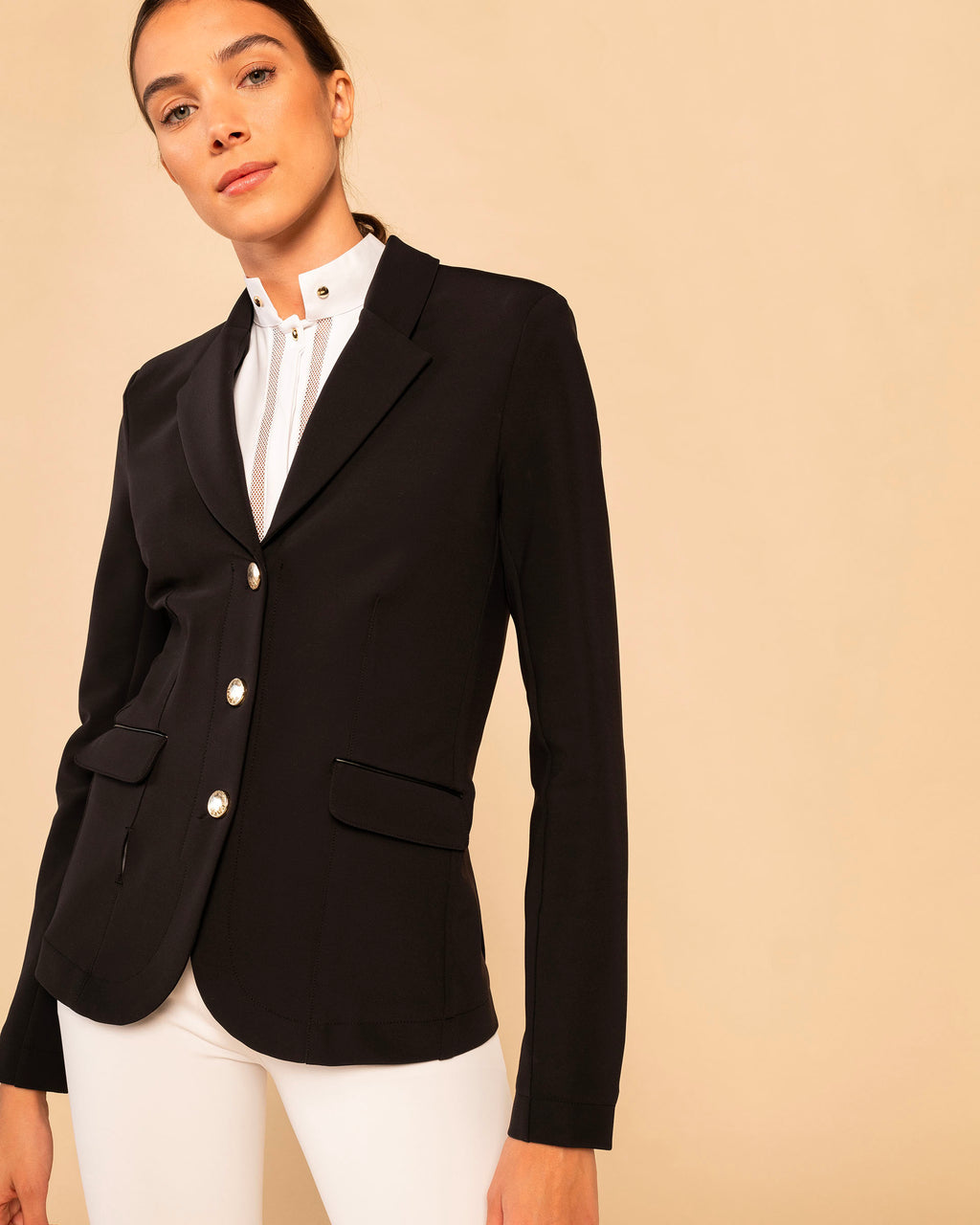 Bianca - Veste de concours pour l'équitation Noir