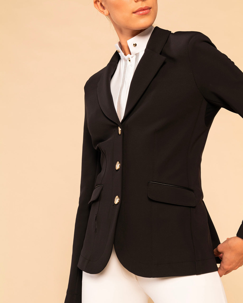 Bianca - Veste de concours pour l'équitation Noir