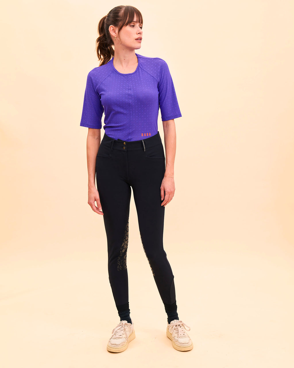 Bibici - T-Shirt technique manches courtes d'équitation Iris