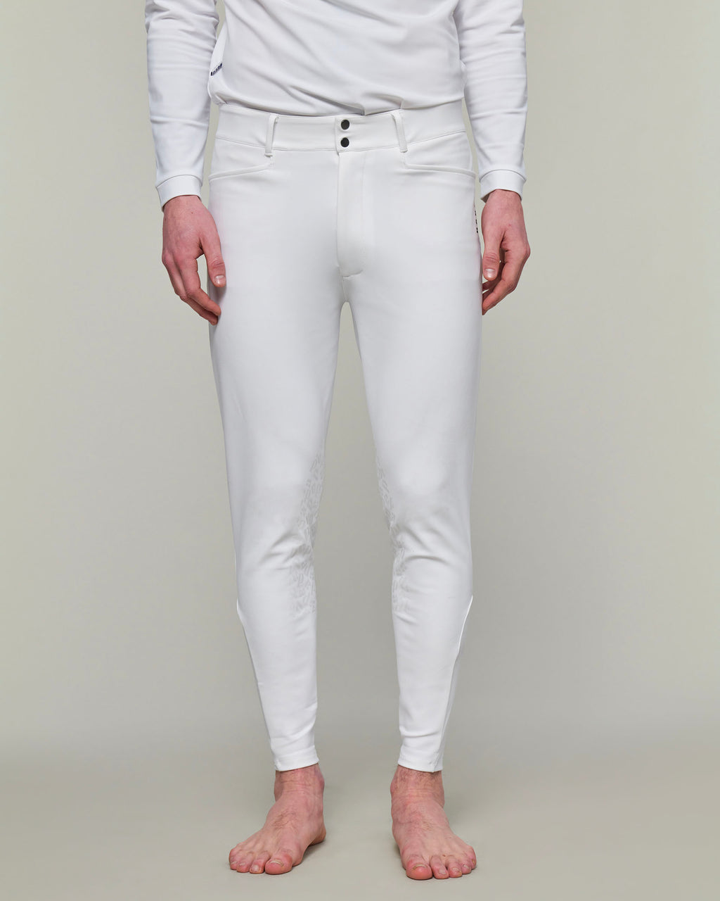 Capitol - Pantalon d'équitation pour homme Blanc