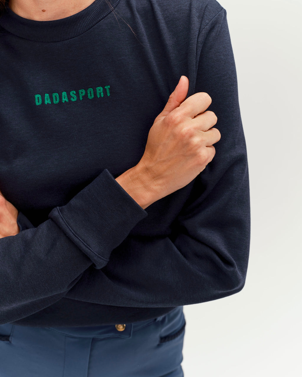 Caspian - Sweatshirt léger d'équitation unisexe Marine