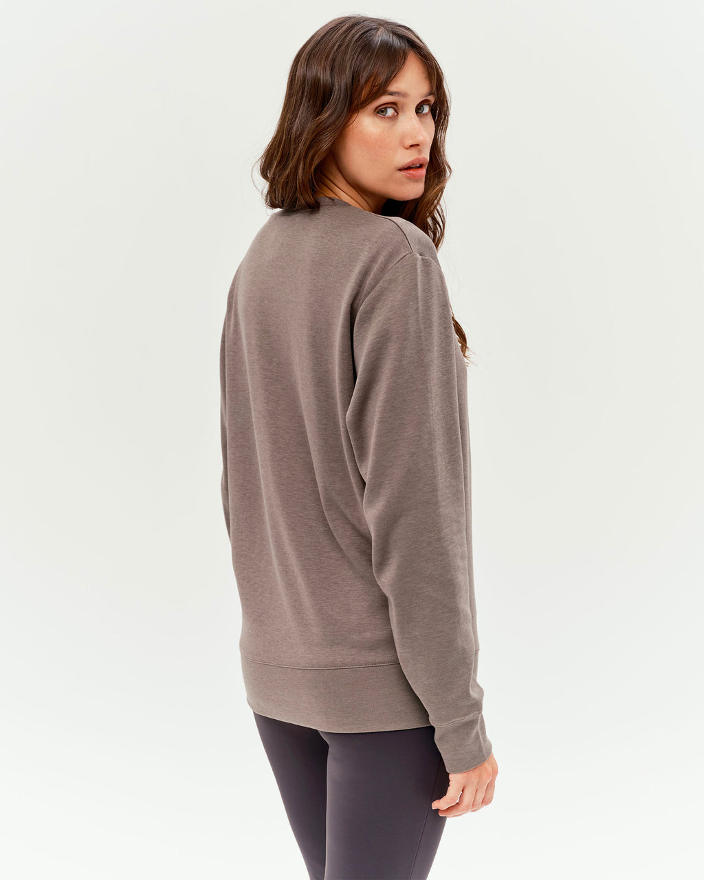 Caspian - Sweatshirt léger d'équitation unisexe Moka