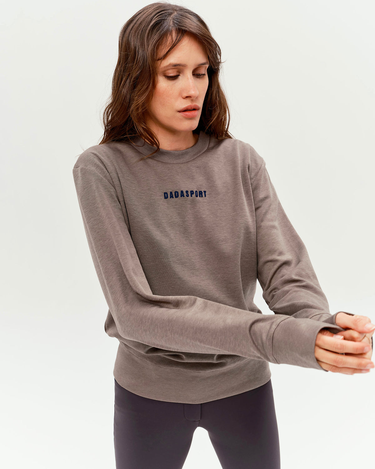 Caspian - Unisex Lightweight Equestrian Sweatshirt in Mocha