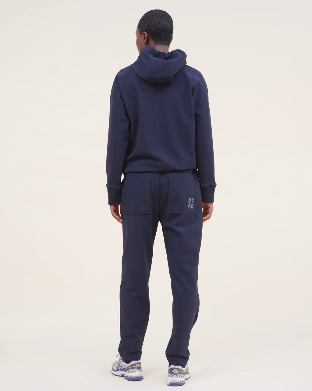 Dali - Navy Hooded Equestrian Sweatshirt