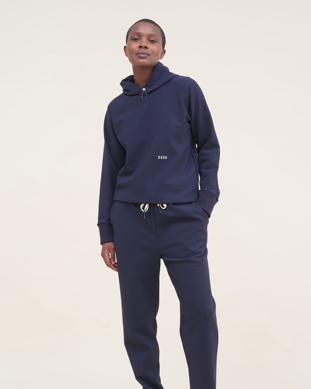Dali - Navy Hooded Equestrian Sweatshirt