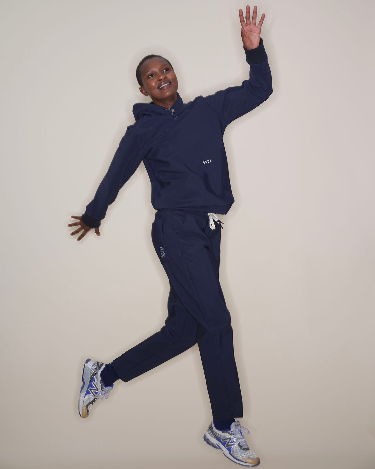 Dali - Navy Hooded Equestrian Sweatshirt