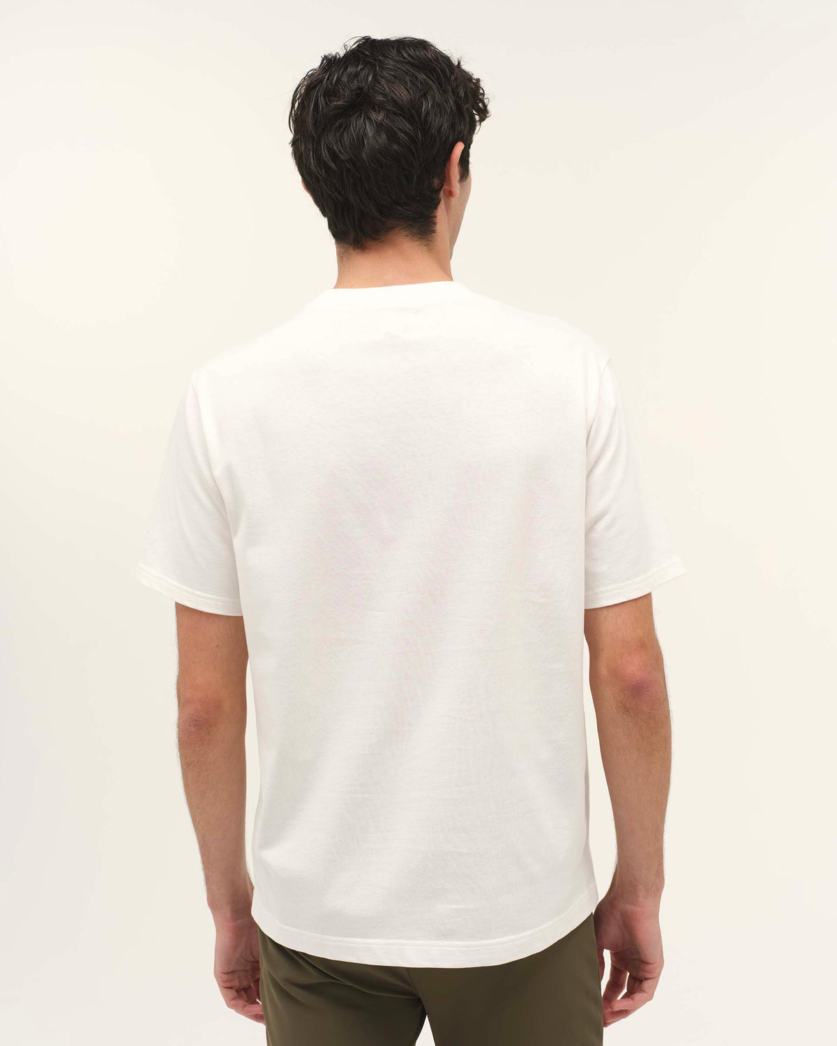 Dandy - Men's White Cotton Equestrian T-Shirt