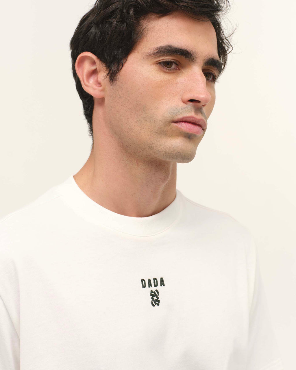 Dandy - T-shirt d'équitation homme en coton Blanc