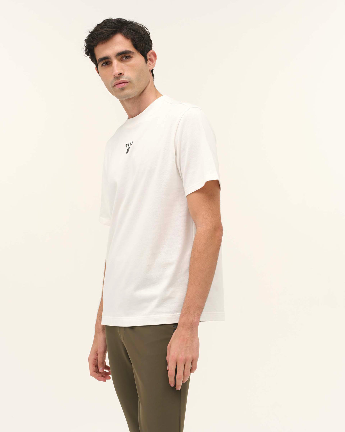Dandy - Men's White Cotton Equestrian T-Shirt