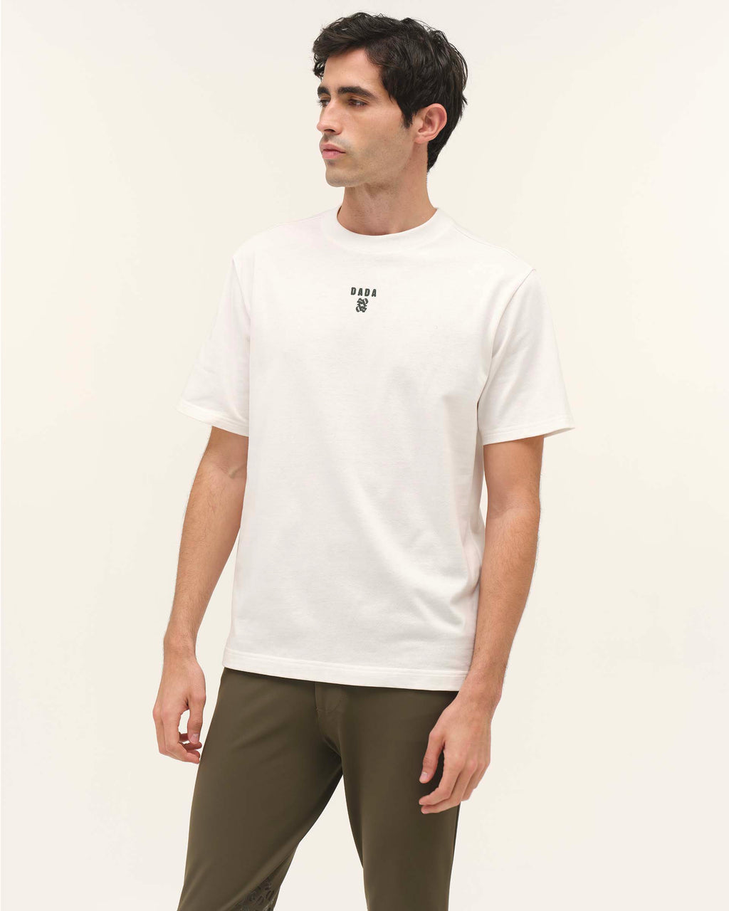 Dandy - T-shirt d'équitation homme en coton Blanc