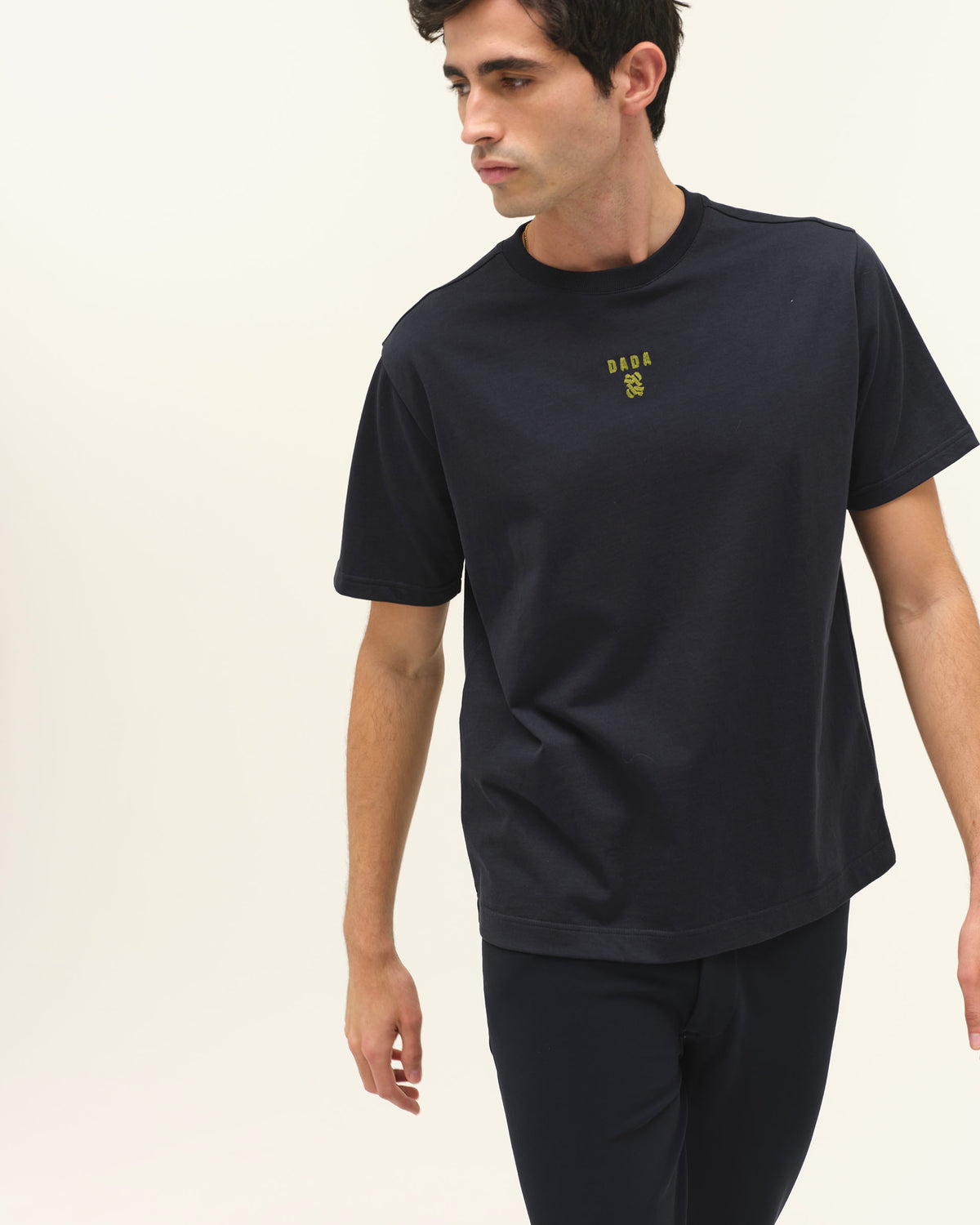 Dandy - T-shirt d'équitation homme en coton Marine