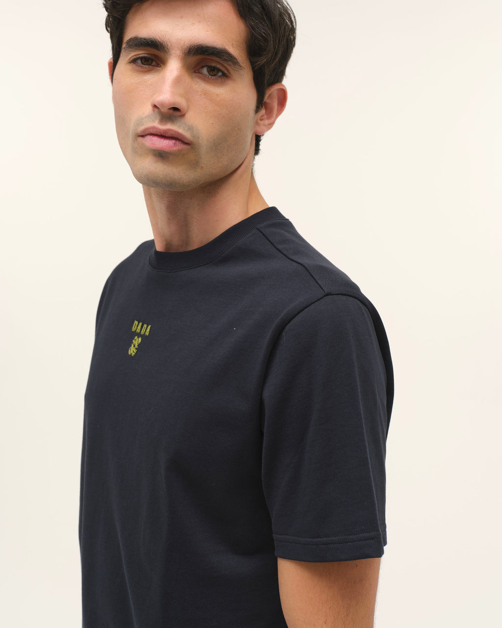 Dandy - T-shirt d'équitation homme en coton Marine