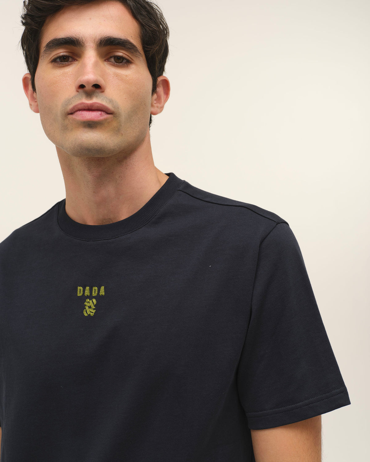Dandy - T-shirt d'équitation homme en coton Marine