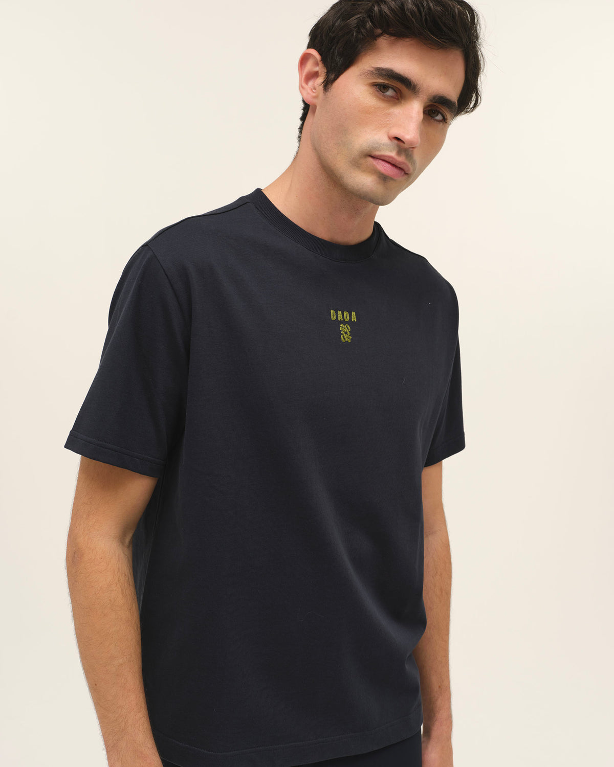 Dandy - T-shirt d'équitation homme en coton Marine