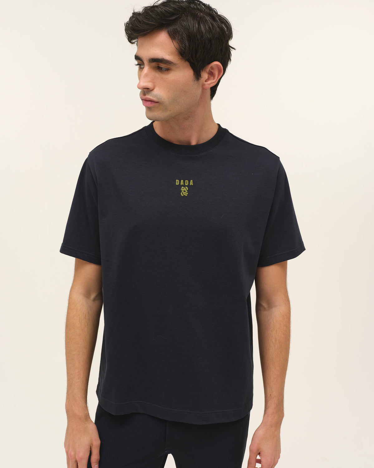 Dandy - T-shirt d'équitation homme en coton Marine
